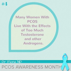 Many Women With PCOS Live With the Effects of Too Much Testosterone and other Androgens.
