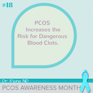 PCOS  Increases the Risk for Dangerous Blood Clots.