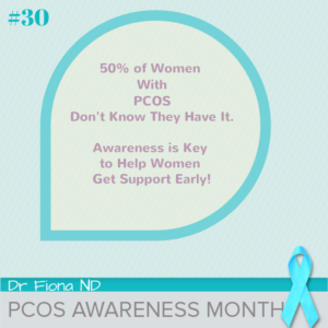 50% of Women With PCOS Don\'t Know They Have It. Awareness is Key to Help Women Get Support Early!